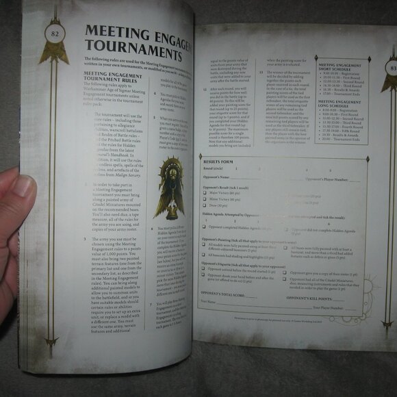 Warhammer Softcover Book 40,000 40K Age of Sigmar General's Handbook 2019 2409A6 - Picture 6 of 8